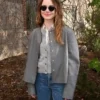 Emma Stone Telluride Film Festival 2026 Wool Jacket
