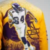 Minnesota Vikings Randy Moss Purple Satin Full-Zip Jacket