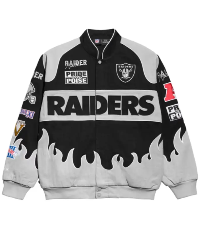 Las Vegas Raiders Chalk Line Premium Racing Jacket