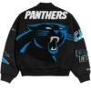 Carolina Panthers Chalk Line Pennant Varsity Jacket