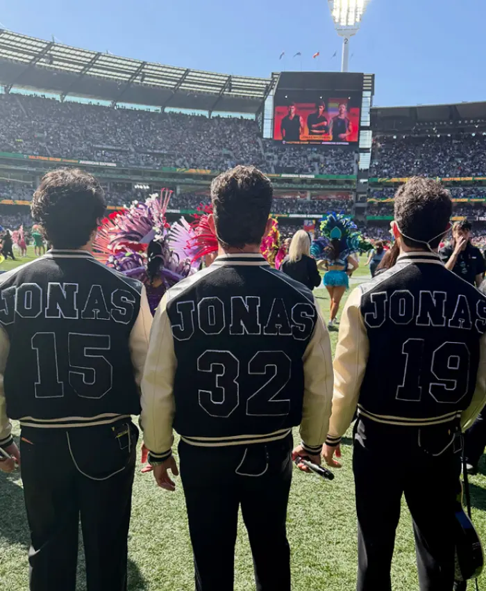 Halftime Show Jonas Brothers Varsity Jacket