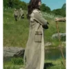 The Gentlemen S02 Kaya Scodelario Shearling Long Coat