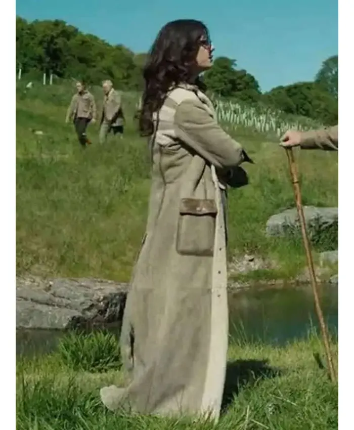 The Gentlemen S02 Kaya Scodelario Shearling Long Coat