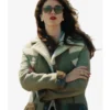 The Gentlemen S02 Kaya Scodelario Shearling Long Coat