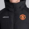Manchester United Football Club Adidas Black Puffer Coat