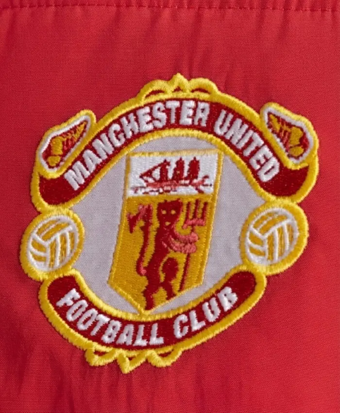 Manchester United Football Club Adidas Red Puffer Jacket