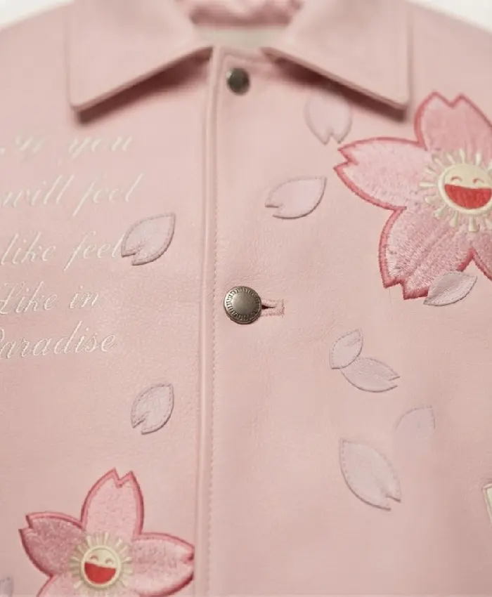 Chris Brown Cherry Blossom Jacket