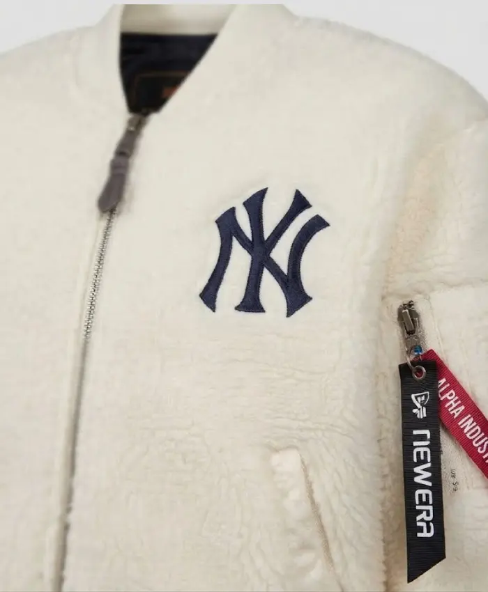 Alpha x New Era MA-1 Sherpa Flight Jacket