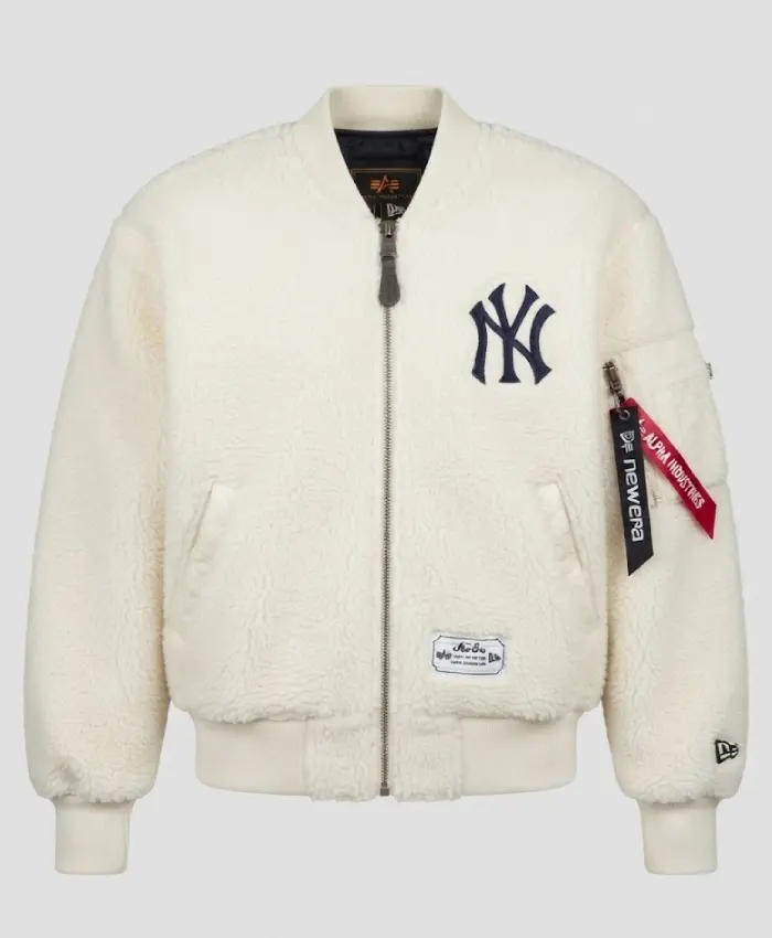 Alpha x New Era MA-1 Sherpa Flight Jacket