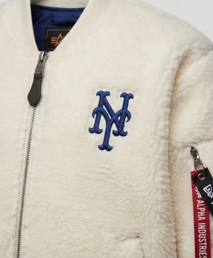 Alpha x New Era MA-1 Sherpa Flight Jacket