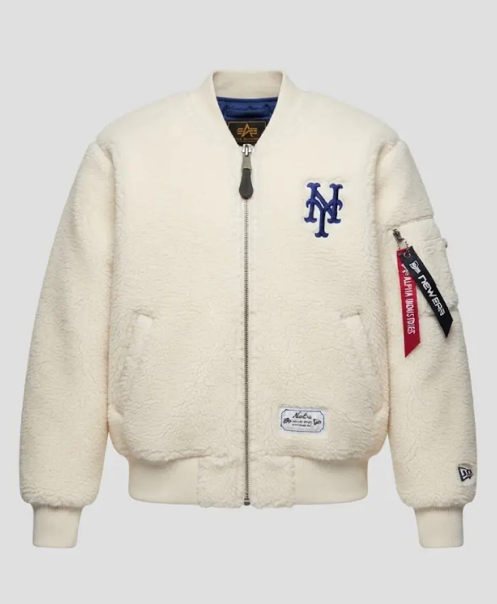 Alpha x New Era MA-1 Sherpa Flight Jacket