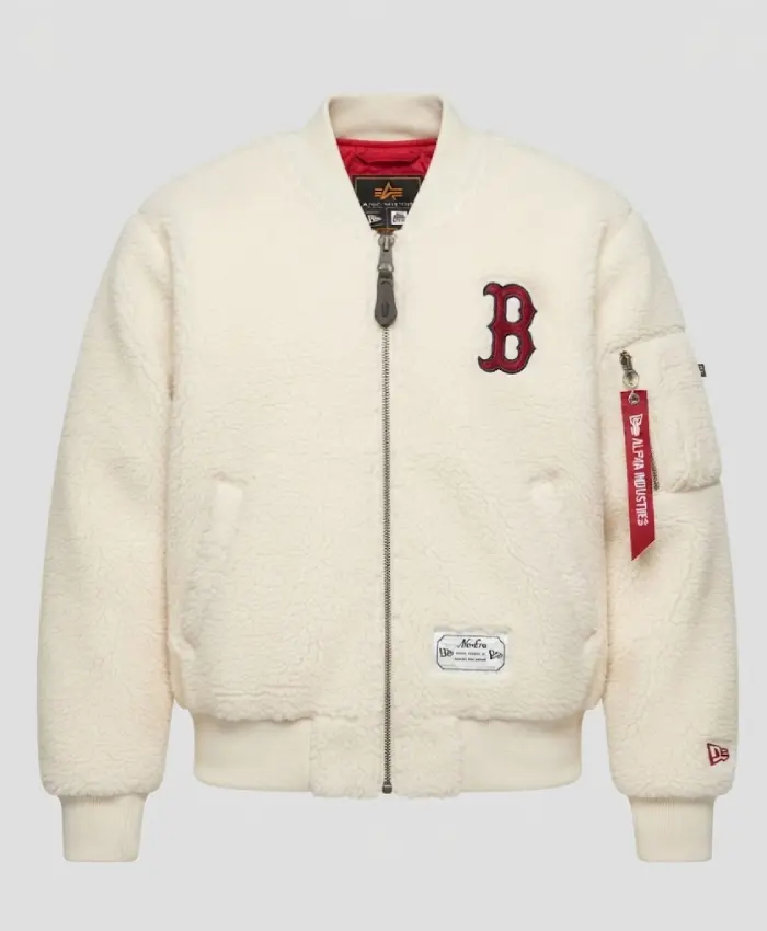Alpha x New Era MA-1 Sherpa Flight Jacket