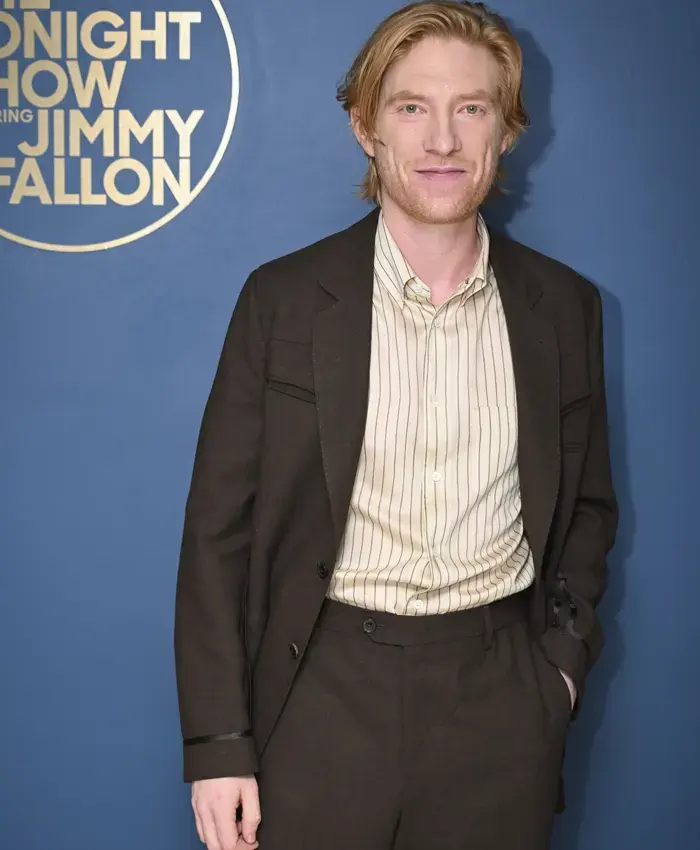 The Tonight Show Domhnall Gleeson Black Blazer