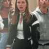 Ted Lasso S04 Lizzie Davis Black Varsity Jacket