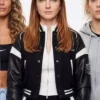 Ted Lasso S04 Lizzie Davis Black Varsity Jacket