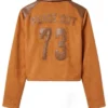 Ted Lasso S04 Margy El Sherif Brown Suede Jacket