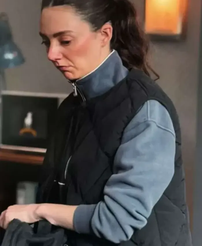 Ted Lasso S04 Alice Chilton Black Quilted Vest