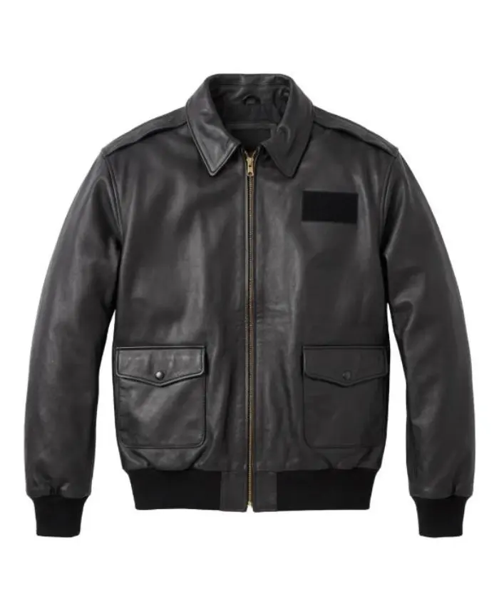 Men’s USAF A-2 Military Leather Bomber Jacket