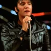 Elvis Presley Singer 1968 Leather Jacket