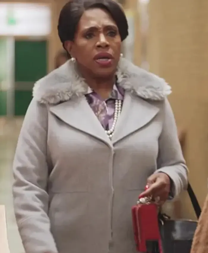 Abbott Elementary S02 Sheryl Lee Ralph Gray Coat