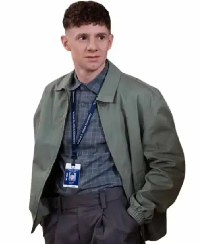 Abbott Elementary Jacob Hill Green Cotton Jacket