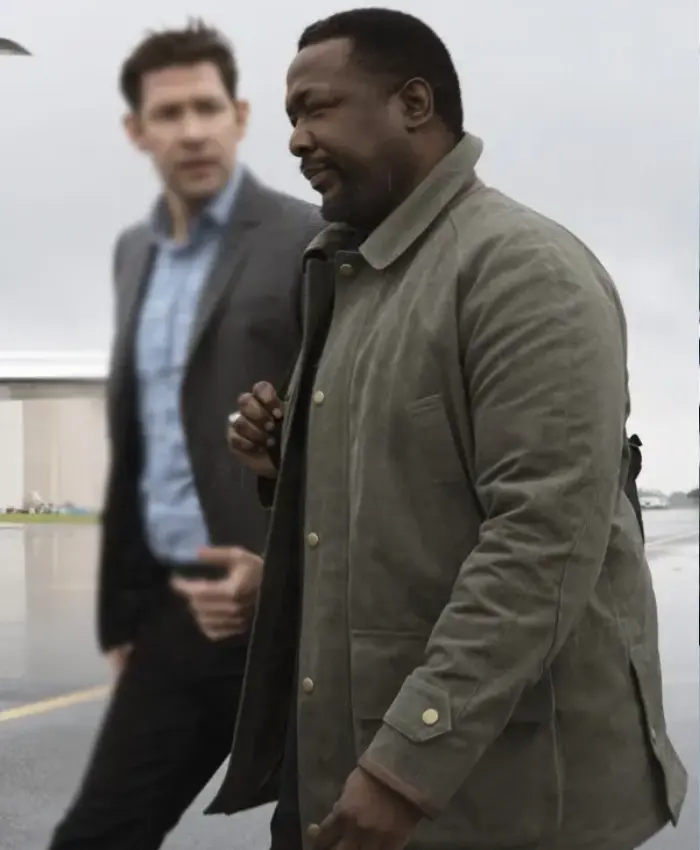 Tom Clancy’s Jack Ryan S01 James Greer Grey Jacket