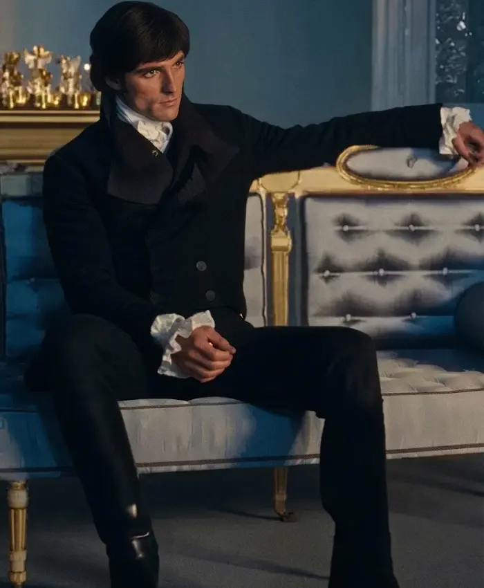 Wuthering Heights 2026 Jacob Elordi Black Vest