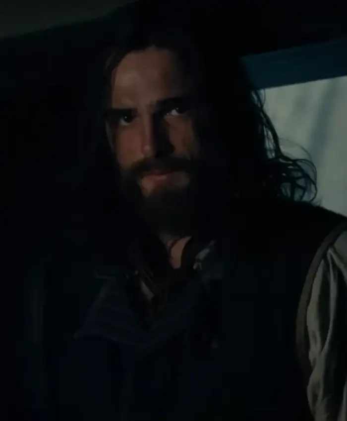 Wuthering Heights 2026 Jacob Elordi Black Vest
