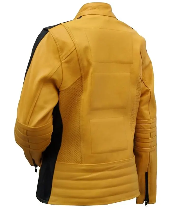 Kill Bill (Movie 2003) The Bride Yellow Motorcycle Jacket