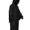 Scream 2022 Movie Ghost Black Wool Hooded Coat