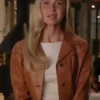 Scream 7 Isabel May Brown Leather Jacket