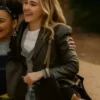 Scream 7 Isabel May Brown Leather Blazer