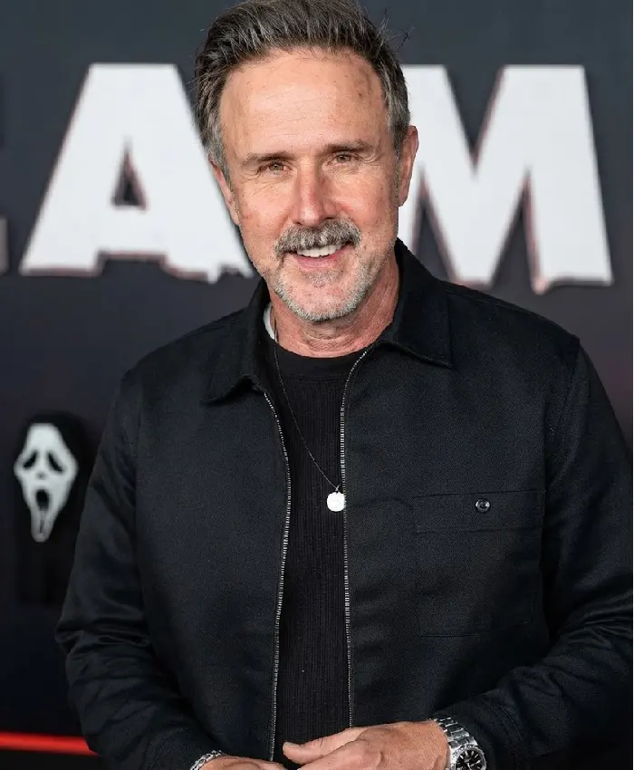 Scream 7 Event David Arquette Black Jacket