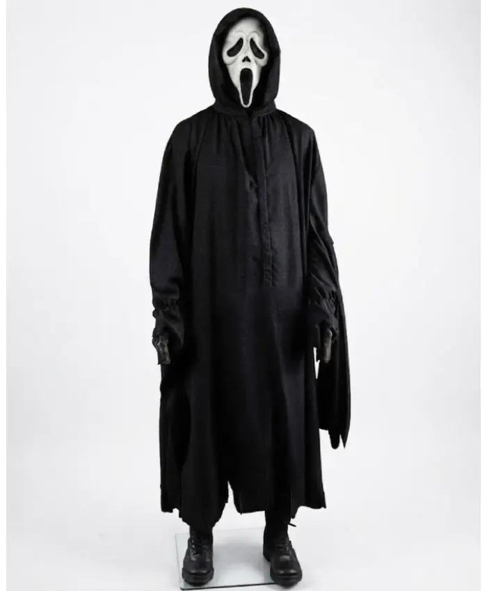 Scream 2023 Ghost Hooded Costume Coat