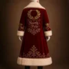 North Pole Santa Velvet Christmas Coat with Fur trim