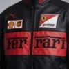 Ferrari F1 Vintage Racing Leather Jacket