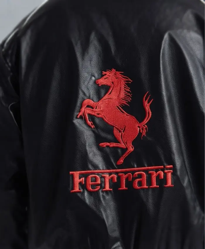 Ferrari F1 Vintage Racing Leather Jacket