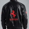 Ferrari F1 Vintage Racing Leather Jacket