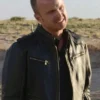 Aaron Paul Breaking Bad Black Leather Jacket