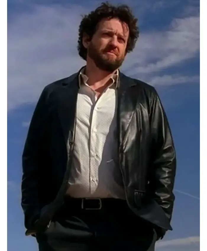 Declan Breaking Bad Black Leather Blazer