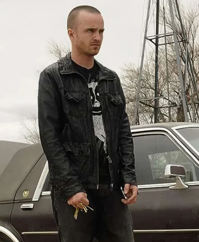 Jesse Pinkman Breaking Bad Black Jacket
