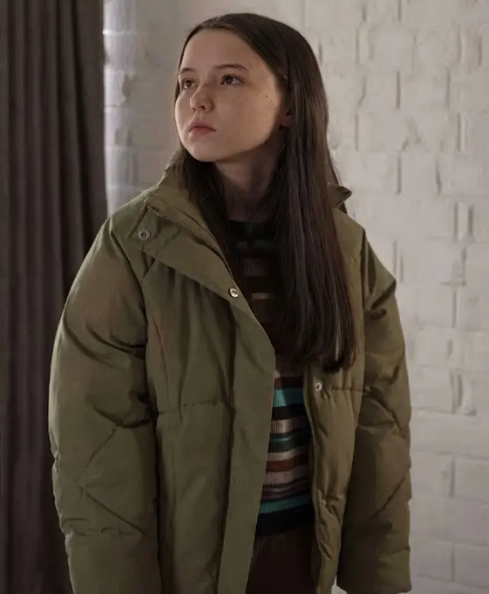 Violet McGraw M3GAN Green Puffer Jacket