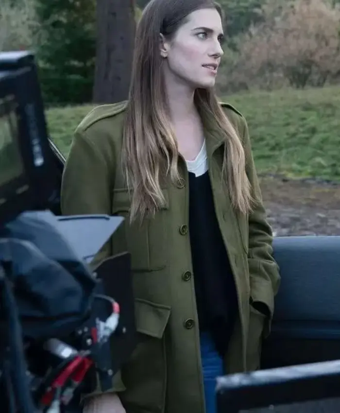 Allison Williams M3GAN Green Coat