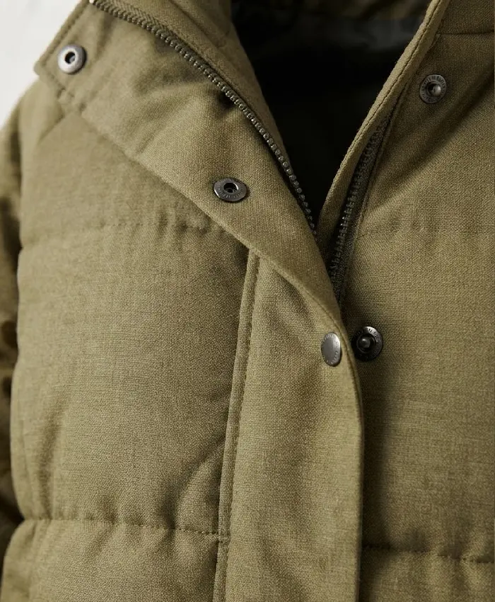 Violet McGraw M3GAN Green Puffer Jacket