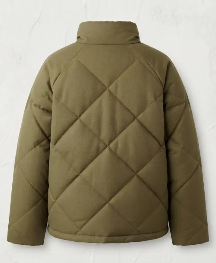 Violet McGraw M3GAN Green Puffer Jacket