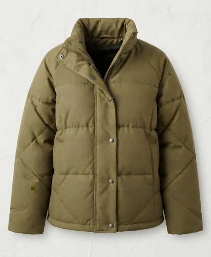 Violet McGraw M3GAN Green Puffer Jacket