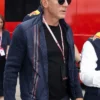 No Time To Die James Bond Blue Cafe Racer Jacket