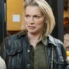 Lindsay Hubbard In the City 2026 Black Leather Jacket
