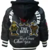 Top Gun MA-1 Champs 96 Zip Up Black Stripe Bomber Jacket