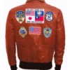 Top Gun G-1 Far East Cruise 63-4 Rust Bomber Sherpa Jacket